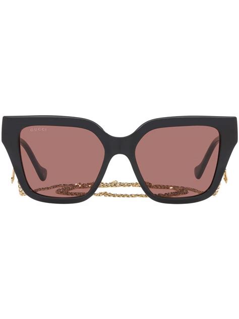 gucci sole nuovi|Gucci Eyewear Occhiali Da Sole GG1529S Squadrati .